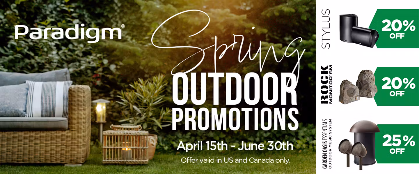 Paradign Spring Outdoor Promotions